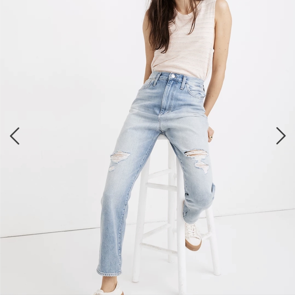Madewell The Momjean in Gilford Wash: Ripped Edition 28